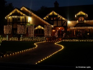 Christmas Light Installation in North Scottsdale